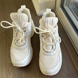 White Authentic Michael Kors Sneakers